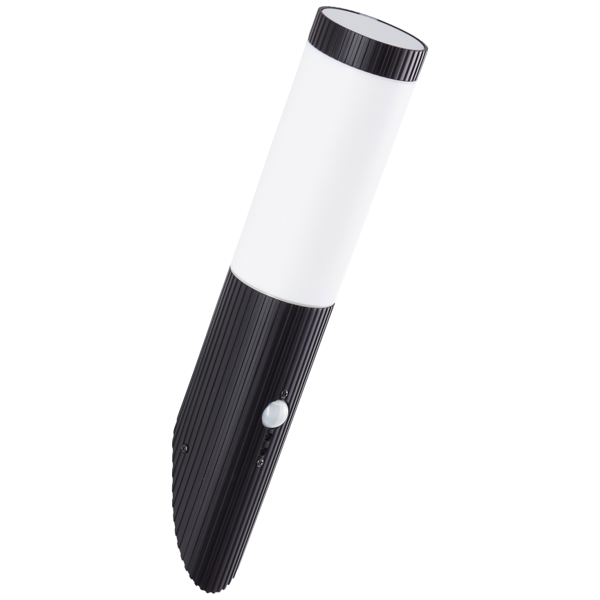 Brilliant - Aplique para exterior con sensor KALEO 1xE27/10W/230V IP44 negro