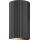Brilliant - Aplique UNDULA 2xGU10/10W/230V negro