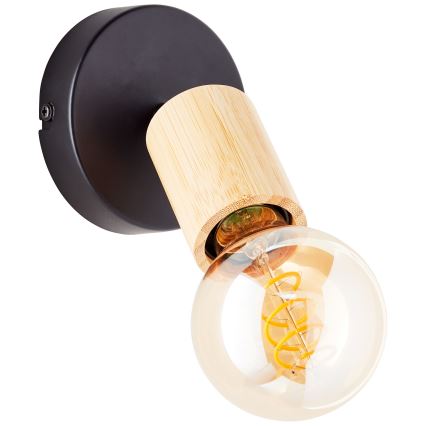Brilliant - Foco de pared TIFFANY 1xE27/28W/230V bambú