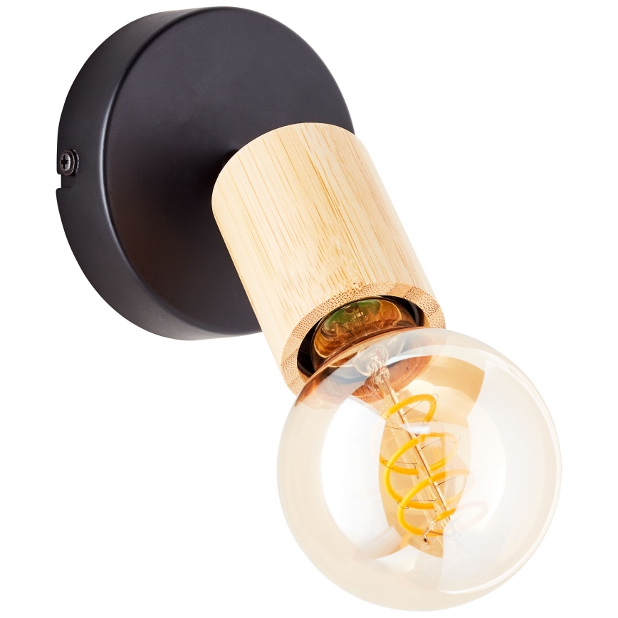 Brilliant - Foco de pared TIFFANY 1xE27/28W/230V bambú