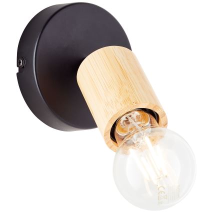 Brilliant - Foco de pared TIFFANY 1xE27/28W/230V bambú