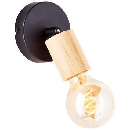 Brilliant - Foco de pared TIFFANY 1xE27/28W/230V bambú