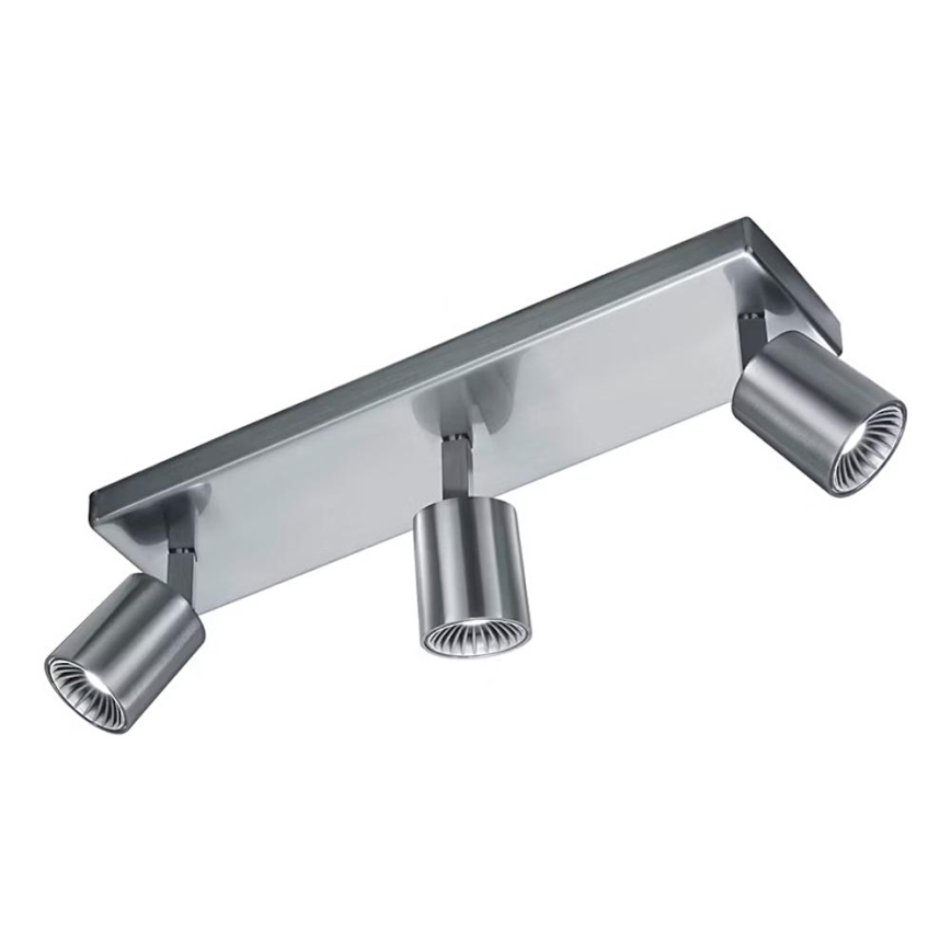 Brilliant - Foco LED CAYMAN 3xLED/4,5W/230V 3000K cromo mate