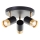 Brilliant - Foco LED VIGOLO 3xGU10/5W/230V negro/dorado