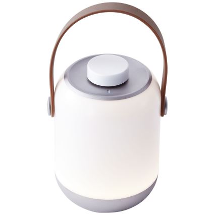 Brilliant - Lámpara de mesa exterior LED regulable GEMMA LED/1,9W/5V 1800 mAh IP44 blanca