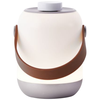 Brilliant - Lámpara de mesa exterior LED regulable GEMMA LED/1,9W/5V 1800 mAh IP44 blanca