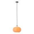 Brilliant - Lámpara colgante con cable BLOP 1xE27/60W/230V naranja