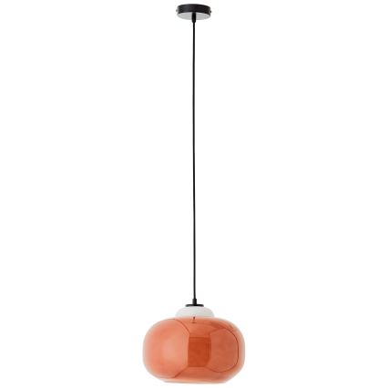 Brilliant - Lámpara colgante con cable BLOP 1xE27/60W/230V naranja