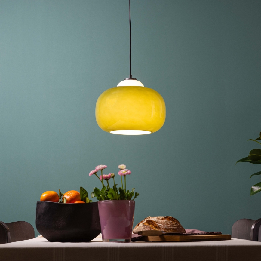Brilliant - Lámpara colgante con cable BLOP 1xE27/60W/230V verde
