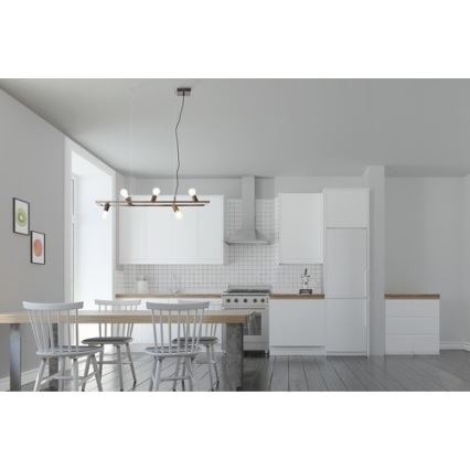 Brilliant - Lámpara colgante KALLA 5xE27/40W/230V