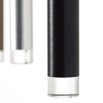 Brilliant - Lámpara colgante LED regulable con cable CEMBALO LED/32W/230V cromo mate/negro/marrón