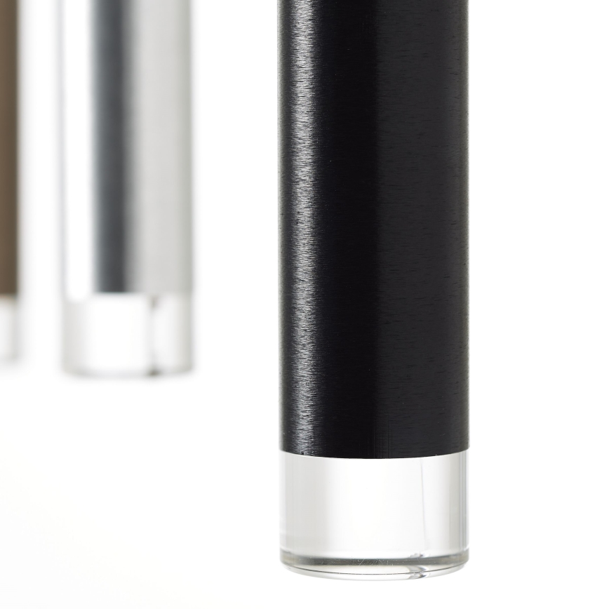 Brilliant - Lámpara colgante LED regulable con cable CEMBALO LED/32W/230V cromo mate/negro/marrón