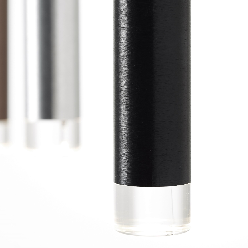 Brilliant - Lámpara colgante LED regulable con cable CEMBALO LED/32W/230V cromo mate/negro/marrón