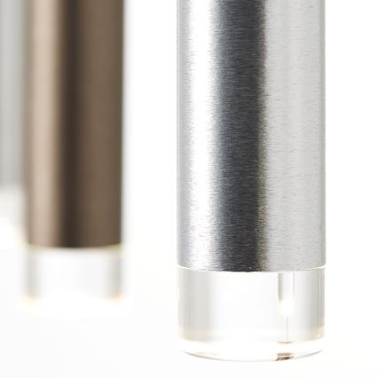 Brilliant - Lámpara colgante LED regulable con cable CEMBALO LED/32W/230V cromo mate/negro/marrón