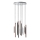Brilliant - Lámpara colgante LED regulable con cable CEMBALO LED/70W/230V cromo mate/negro/marrón