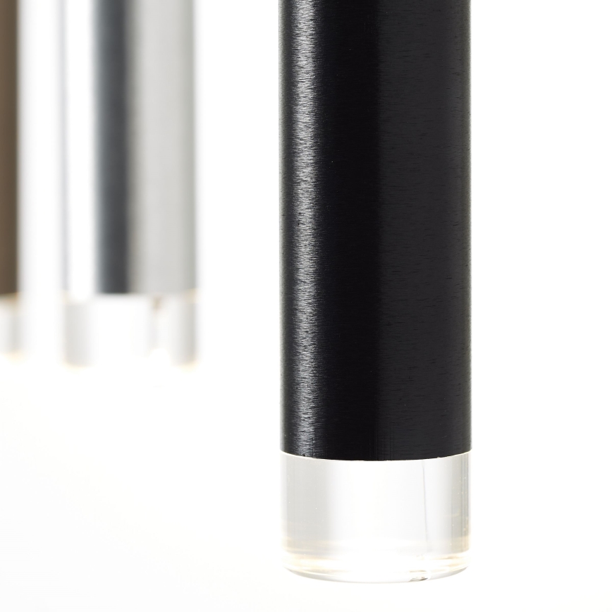 Brilliant - Lámpara colgante LED regulable CEMBALO LED/60W/230V cromo mate/negro/marrón