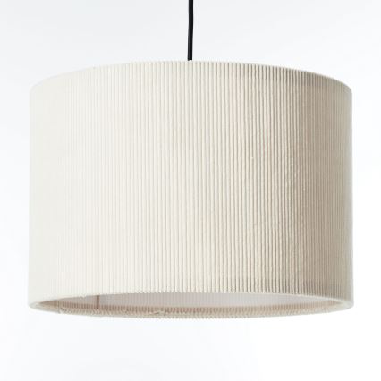 Brilliant - Lámpara colgante TONY 1xE27/20W/230V diá. 35 cm color crema