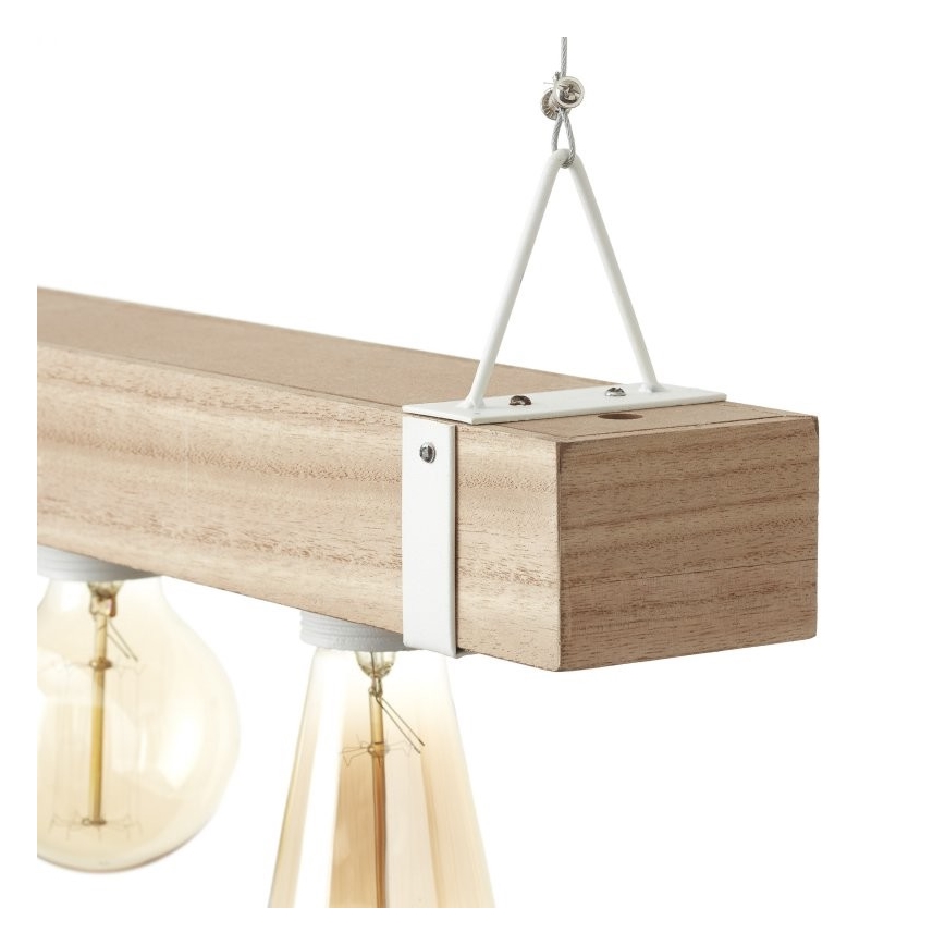 Brilliant - Lámpara colgante WHITEWOOD 5xE27/30W/230V