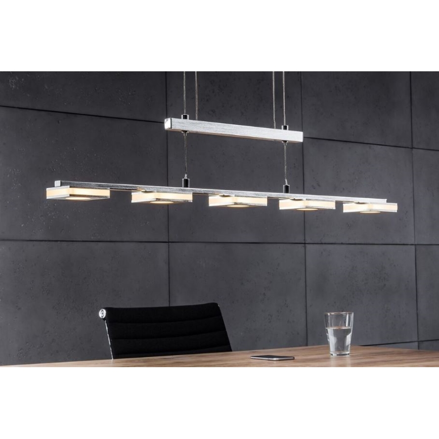 Brilliant - Lámpara de araña LED con cable TRANSIT 5xLED/4W/230V