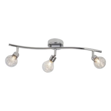Brilliant - Lámpara de focos BULB 3xG9/28W/230V cromo brillante