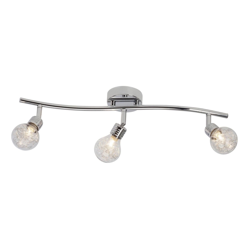 Brilliant - Lámpara de focos BULB 3xG9/28W/230V cromo brillante