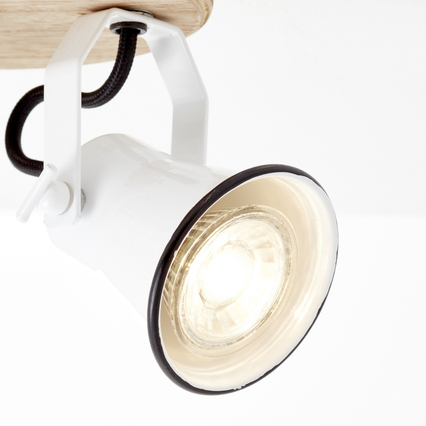 Brilliant - Lámpara de focos SEED 3xGU10/5W/230V blanco/beige
