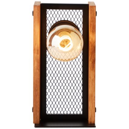 Brilliant - Lámpara de mesa CALANDRA 1xE27/42W/230V pino
