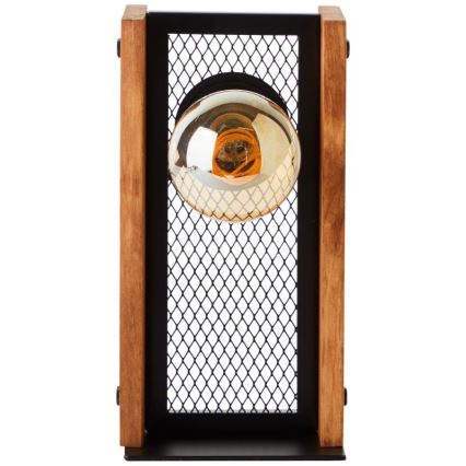 Brilliant - Lámpara de mesa CALANDRA 1xE27/42W/230V pino