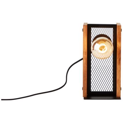 Brilliant - Lámpara de mesa CALANDRA 1xE27/42W/230V pino