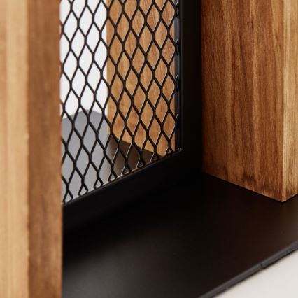Brilliant - Lámpara de mesa CALANDRA 1xE27/42W/230V pino