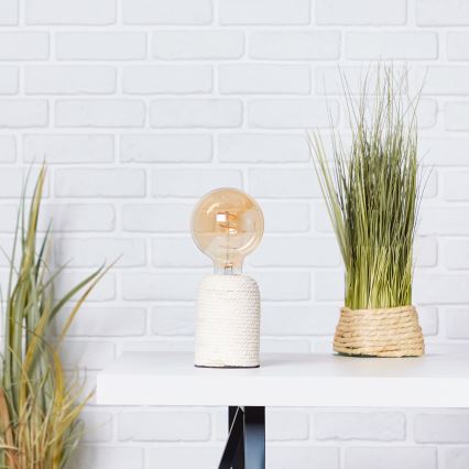 Brilliant - Lámpara de mesa CARDU 1xE27/40W/230V beige