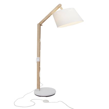 Brilliant - Lámpara de mesa CARLYN 1xE27/60W/230V beige/blanco