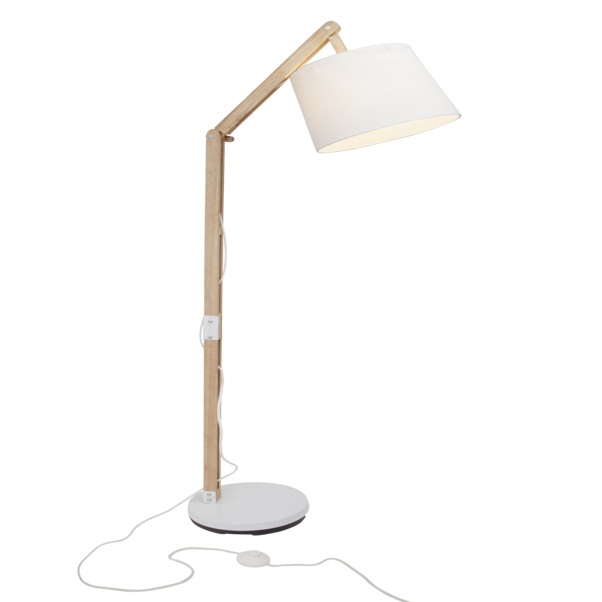 Brilliant - Lámpara de mesa CARLYN 1xE27/60W/230V beige/blanco
