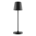Brilliant - Lámpara de mesa exterior recargable táctil LED regulable ELORA LED/2,5W/5V 2700K 2600 mAh IP44 negra