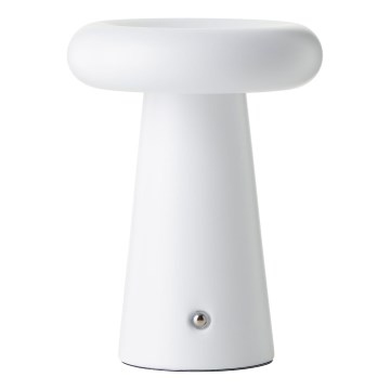 Brilliant - Lámpara de mesa exterior táctil LED regulable MUFFIN LED/3W/5V USB 2600 mAh IP44 blanca