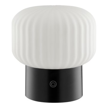 Brilliant - Lámpara de mesa exterior táctil recargable y regulable LED RGBW SARASTRO LED/3W/5V 2700K 1800 mAh IP44 blanca