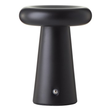 Brilliant - Lámpara de mesa exterior táctil regulable MUFFIN LED/3W/5V USB 2600 mAh IP44 negra