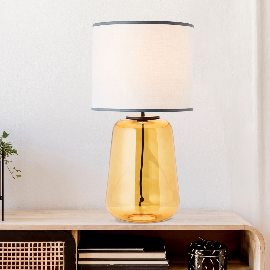 Brilliant - Lámpara de mesa HYDRA 1xE27/60W/230V amarillo