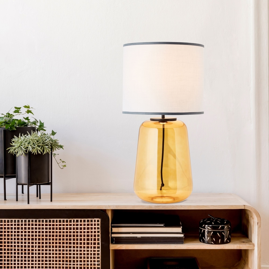 Brilliant - Lámpara de mesa HYDRA 1xE27/60W/230V amarillo