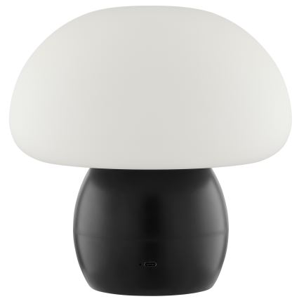 Brilliant - Lámpara de sobremesa táctil LED recargable y regulable DUPIS LED/2W/5V 2700K 1800 mAh negra