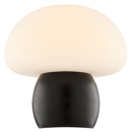 Brilliant - Lámpara de sobremesa táctil LED recargable y regulable DUPIS LED/2W/5V 2700K 1800 mAh negra