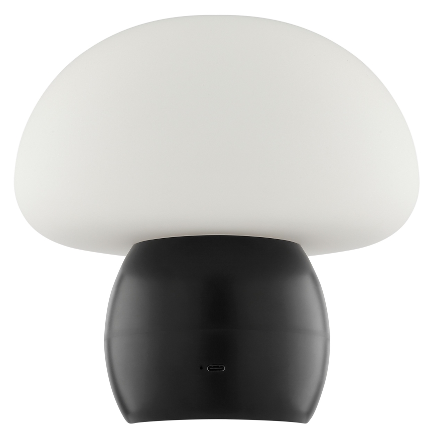 Brilliant - Lámpara de sobremesa táctil LED recargable y regulable DUPIS LED/2W/5V 2700K 1800 mAh negra