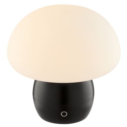 Brilliant - Lámpara de sobremesa táctil LED recargable y regulable DUPIS LED/2W/5V 2700K 1800 mAh negra