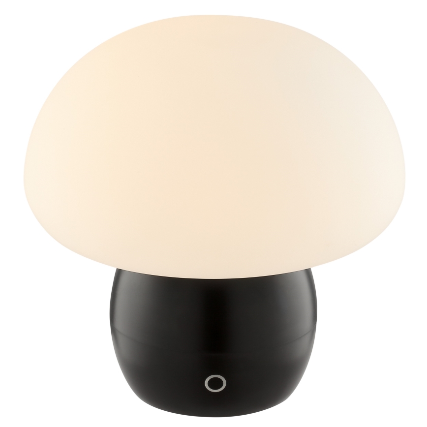 Brilliant - Lámpara de sobremesa táctil LED recargable y regulable DUPIS LED/2W/5V 2700K 1800 mAh negra