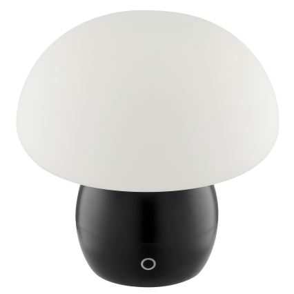 Brilliant - Lámpara de sobremesa táctil LED recargable y regulable DUPIS LED/2W/5V 2700K 1800 mAh negra