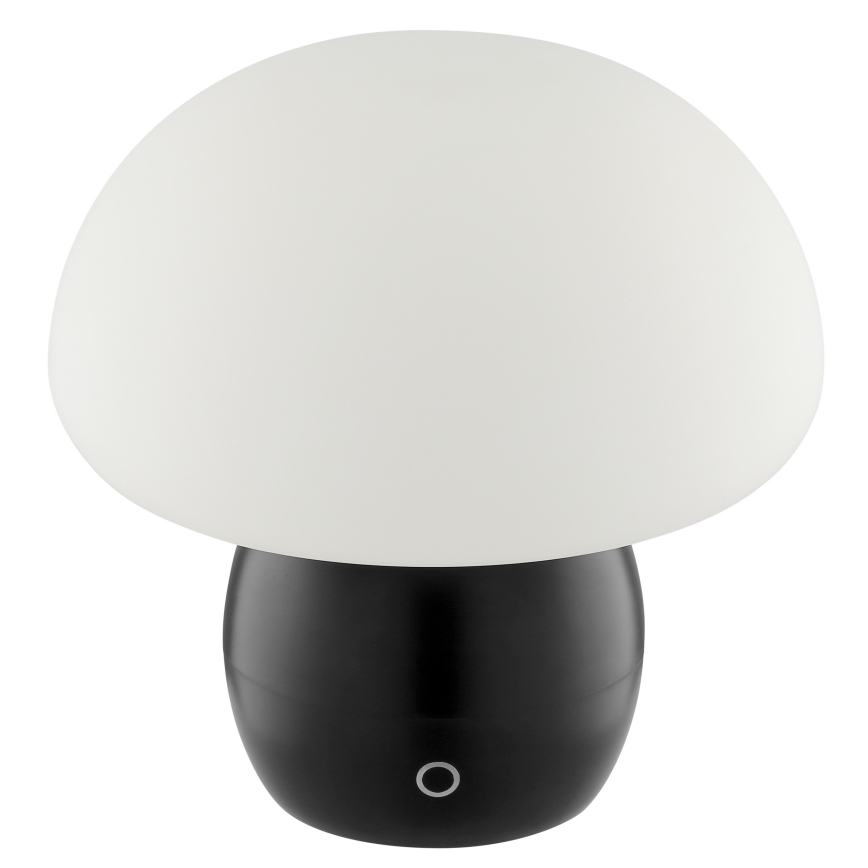 Brilliant - Lámpara de sobremesa táctil LED recargable y regulable DUPIS LED/2W/5V 2700K 1800 mAh negra