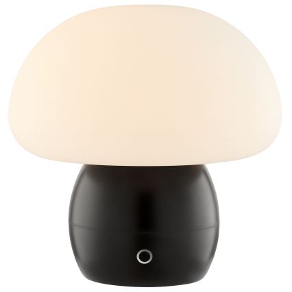 Brilliant - Lámpara de sobremesa táctil LED recargable y regulable DUPIS LED/2W/5V 2700K 1800 mAh negra