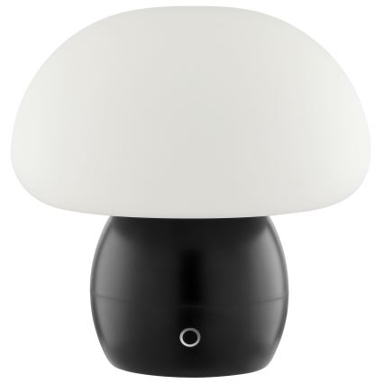 Brilliant - Lámpara de sobremesa táctil LED recargable y regulable DUPIS LED/2W/5V 2700K 1800 mAh negra