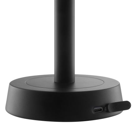 Brilliant - Lámpara de mesa exterior LED táctil recargable y regulable RAZOR LED/2,5W/5V 2700K 2600 mAh IP44 negra