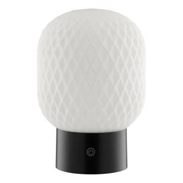 Brilliant - Lámpara de mesa para exterior LED RGBW regulable, recargable y táctil SARASTRO LED/3W/5V 2700K 1800 mAh IP44 blanca